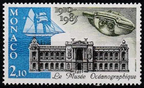 Poštovní známka Monako 1985 Oceánografické muzeum Mi# 1695