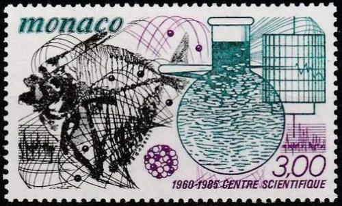 Poštovní známka Monako 1985 Vìdecké centrum, 25. výroèí Mi# 1696