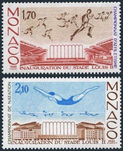 Poštovní známky Monako 1985 Sport Mi# 1697-98