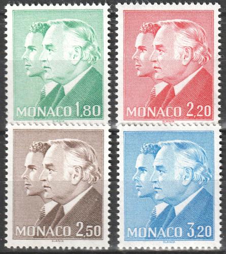 Poštovní známky Monako 1985 Kníže Rainier III. a princ Albert Mi# 1700-03 Kat 6.50€