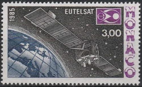 Poštovní známka Monako 1985 Satelit EUTELSAT Mi# 1722