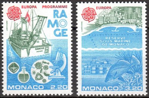 Poštovní známky Monako 1986 Evropa CEPT, ochrana pøírody Mi# 1746-47 Kat 5€