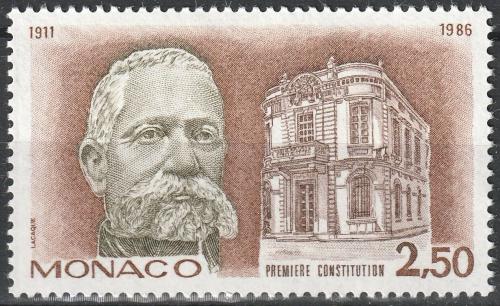 Poštovní známka Monako 1986 Kníže Albert I. Mi# 1757