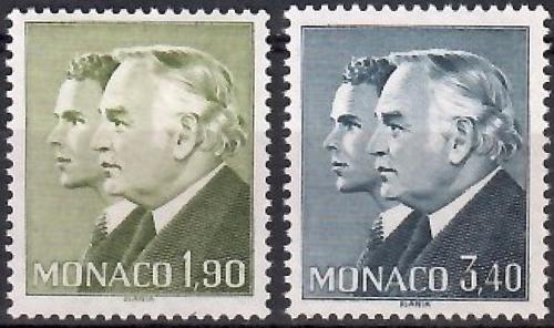 Poštovní známky Monako 1986 Kníže Rainier III. a princ Albert Mi# 1763-64 Kat 5.50€