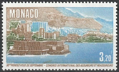 Poštovní známka Monako 1986 Kongresové centrum Mi# 1765