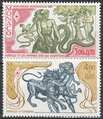 Poštovní známky Monako 1986 Héraklés Mi# 1771-72
