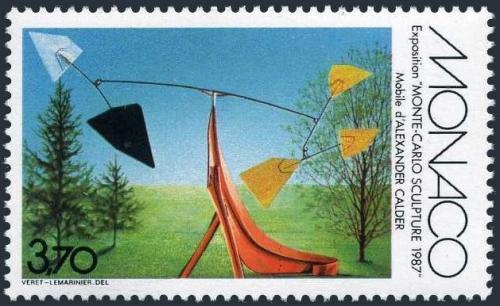 Poštovní známka Monako 1987 Moderní umìní, Alexander Calder Mi# 1807