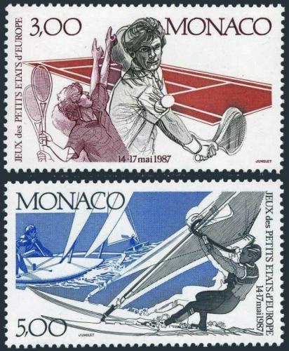 Poštovní známky Monako 1987 Sport Mi# 1808-09 Kat 5€