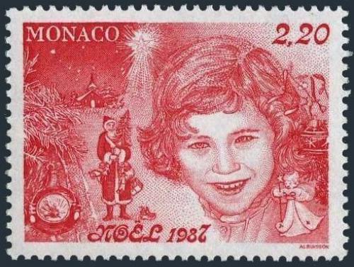 Poštovní známka Monako 1987 Vánoce Mi# 1828