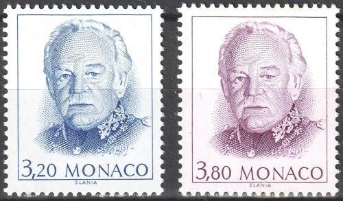 Poštovní známky Monako 1990 Kníže Rainier III. Mi# 1959-60