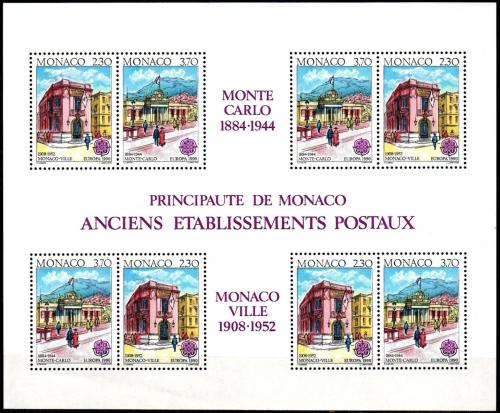 Poštovní známky Monako 1990 Evropa CEPT, pošta Mi# Block 47 Kat 20€