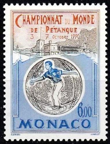 Poštovní známka Monako 1990 MS v petanque Mi# 1979
