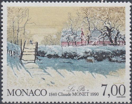 Poštovní známka Monako 1990 Umìní, Claude Monet Mi# 1988