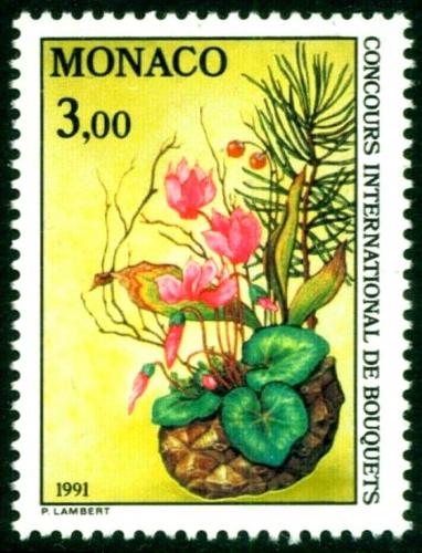Poštovní známka Monako 1991 Kvìtiny Mi# 2000