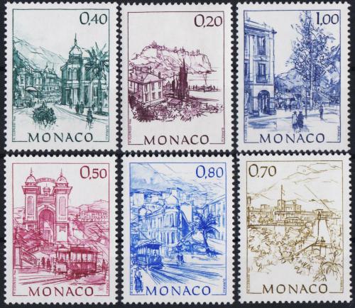 Poštovní známky Monako 1991 Døívìjší pohledy z Monaka Mi# 2003-08