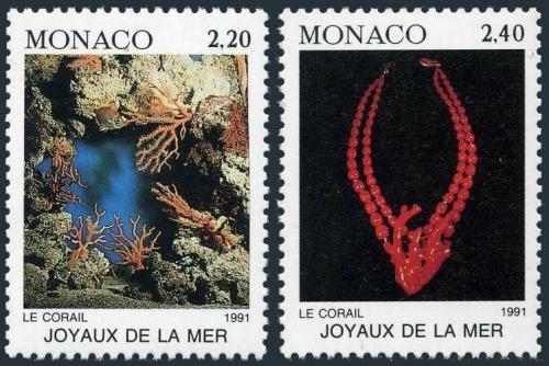 Poštovní známky Monako 1991 Korály Mi# 2015-16