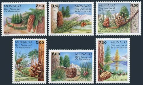 Poštovní známky Monako 1991 Jehliènany Mi# 2040-45 Kat 11€