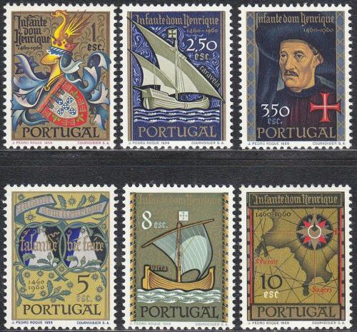 Poštovní známky Portugalsko 1960 Jindøich Moøeplavec TOP SET Mi# 892-97 Kat 40€
