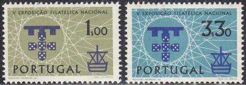 Poštovní známky Portugalsko 1960 Výstava známek v Lisabonu Mi# 900-01 Kat 6€