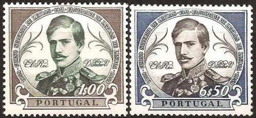 Poštovní známky Portugalsko 1961 Král Pedro V. Mi# 903-04 Kat 4.50€