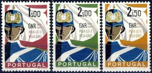 Poštovní známky Portugalsko 1962 Národní garda, 50. výroèí Mi# 912-14 Kat 5€