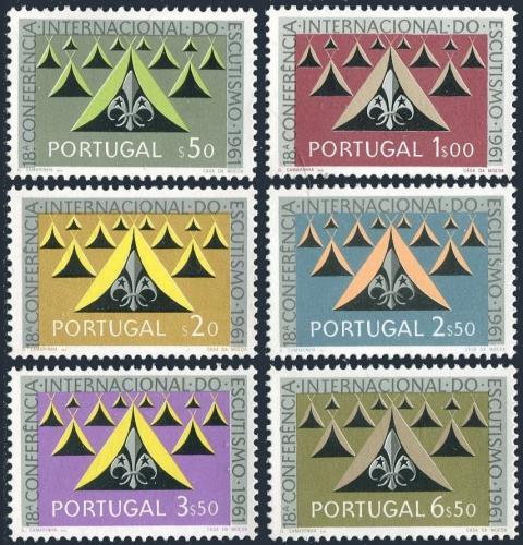 Poštovní známky Portugalsko 1962 Mezinárodní setkání skautù Mi# 917-22 Kat 9.50€