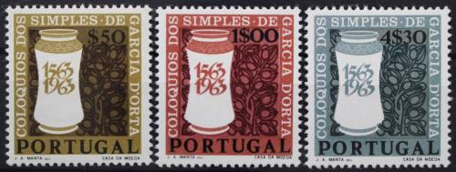 Poštovní známky Portugalsko 1964 Léèivé rostliny Mi# 954-56 Kat 6€