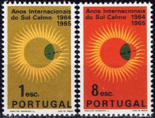 Poštovní známky Portugalsko 1964 Mezinárodní rok klidného Slunce Mi# 966-67