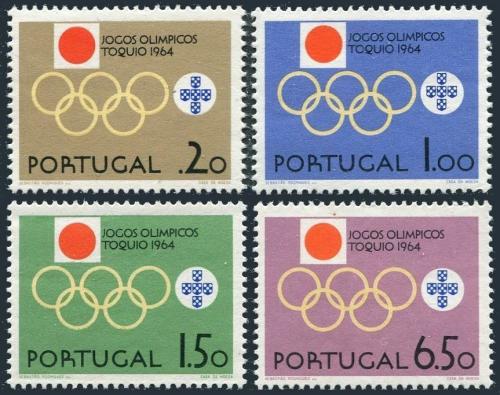 Poštovní známky Portugalsko 1964 LOH Tokio Mi# 968-71 Kat 6€