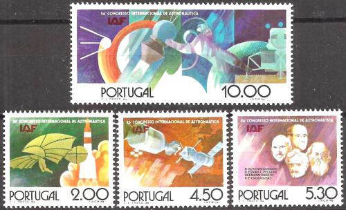 Poštovní známky Portugalsko 1975 Prùzkum vesmíru Mi# 1291-94 Kat 9.50€