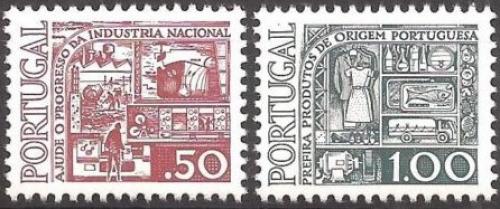 Potovn znmky Portugalsko 1976 Nrodn produkce Mi# 1309-10