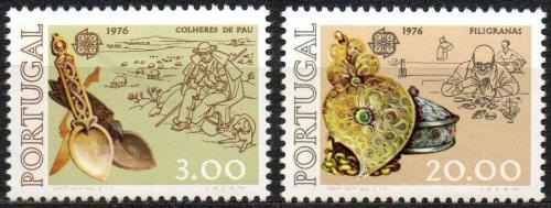 Potovn znmky Portugalsko 1976 Evropa CEPT, umleck emeslo Mi# 1311-12 Kat 60 - zvtit obrzek