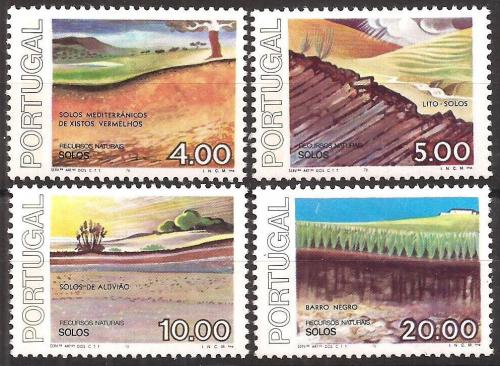 Poštovní známky Portugalsko 1978 Pøírodní zdroje - pùda Mi# 1393-96 Kat 5.50€