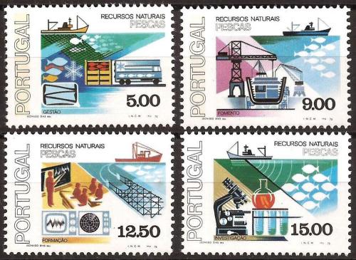 Poštovní známky Portugalsko 1978 Rybolov Mi# 1413-16 Kat 4.80€