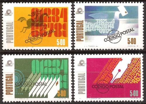 Poštovní známky Portugalsko 1978 Uvedení PSÈ Mi# 1417-20