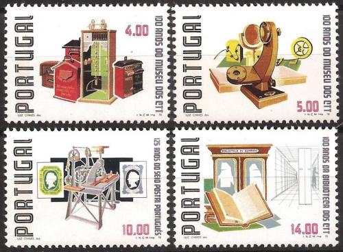 Poštovní známky Portugalsko 1978 Poštovní muzeum, 100. výroèí Mi# 1424-27 Kat 5€