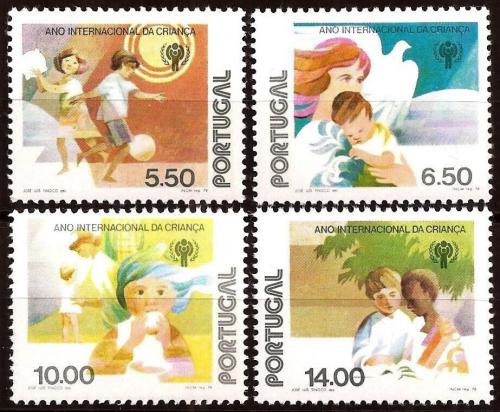 Poštovní známky Portugalsko 1979 Mezinárodní rok dìtí Mi# 1443-46