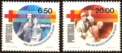 Poštovní známky Portugalsko 1979 Státní zadravotnictví Mi# 1467-68
