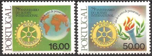 Poštovní známky Portugalsko 1980 Rotary Intl., 75. výroèí Mi# 1480-81 Kat 5€