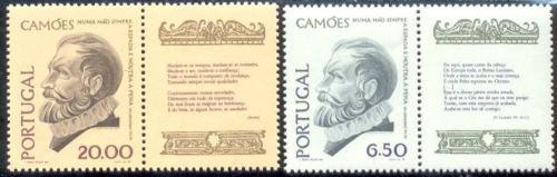 Poštovní známky Portugalsko 1980 Luís de Camões, básník Mi# 1494-95