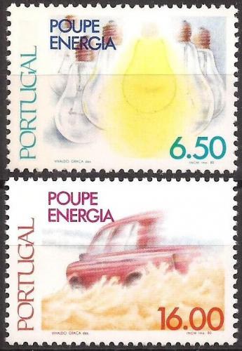 Poštovní známky Portugalsko 1980 Šetøení energiemi Mi# 1508-09