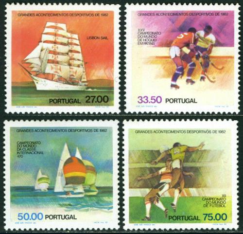 Poštovní známky Portugalsko 1982 Sport Mi# 1558-61 Kat 13€