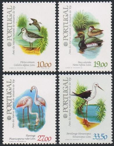 Poštovní známky Portugalsko 1982 Ptáci Mi# 1569-72 Kat 8.50€