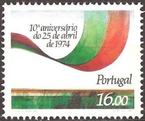 Poštovní známky Portugalsko 1984 Karafiátová revoluce, 10. výroèí Mi# 1629