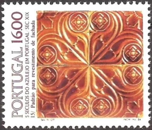 Poštovní známka Portugalsko 1984 Ozdobná kachle Mi# 1641