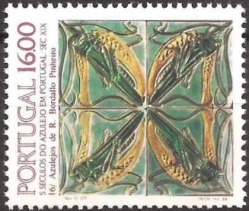 Poštovní známka Portugalsko 1984 Ozdobná kachle, azulej Mi# 1644