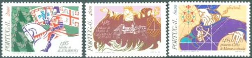 Poštovní známky Portugalsko 1985 Historické události Mi# 1658-60 Kat 6.50€