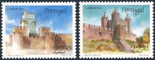 Poštovní známky Portugalsko 1986 Hrady Mi# 1680-81