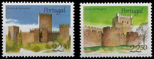 Potovn znmky Portugalsko 1986 Hrady Mi# 1688-89