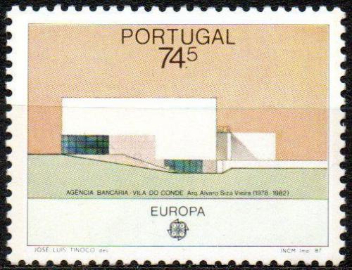 Poštovní známka Portugalsko 1987 Evropa CEPT, moderní architektura Mi# 1722